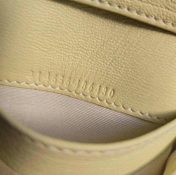 Alexander McQueen Yellow Saffiano Leather Trifold Wallet - Picture 11 of 16